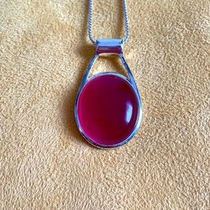 Cute Pink Pendant Necklace